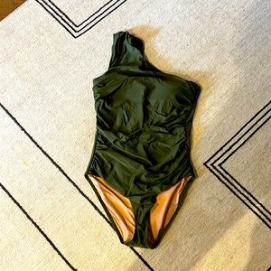 Brand New/ Never Worn, J crew swimsuit, long torso size 12.